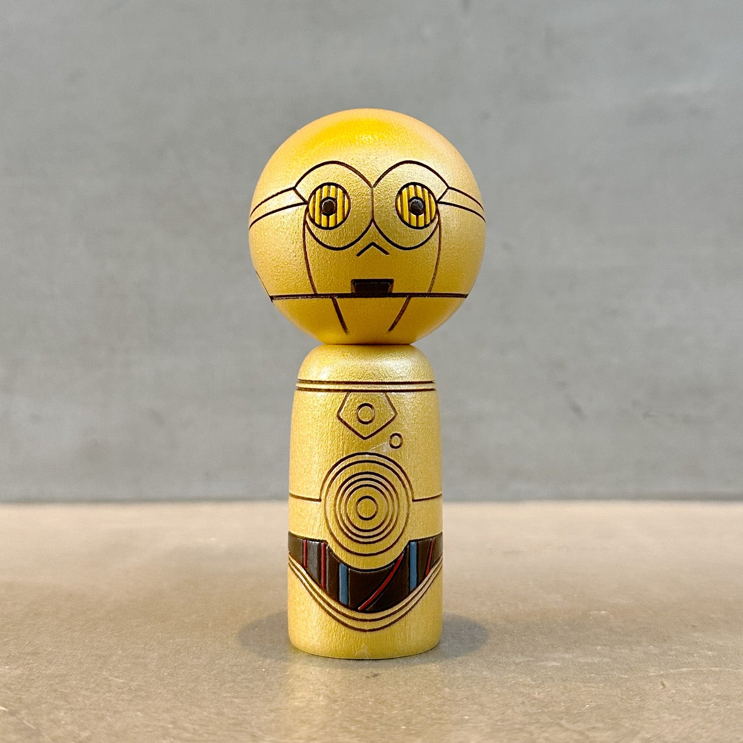 STAR WARS C-3PO こけし 【 卯三郎こけし 】 – 栄山堂